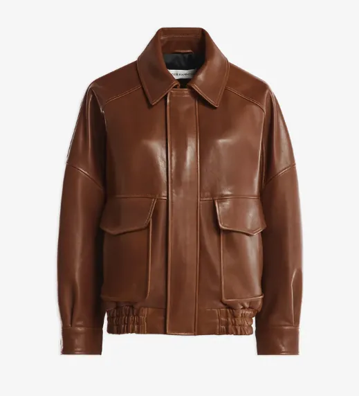 Runa Soft Leather Bomber